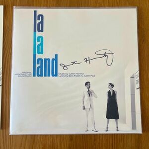 La La Land rare vinyl signed by the composer Justin Hurwitz